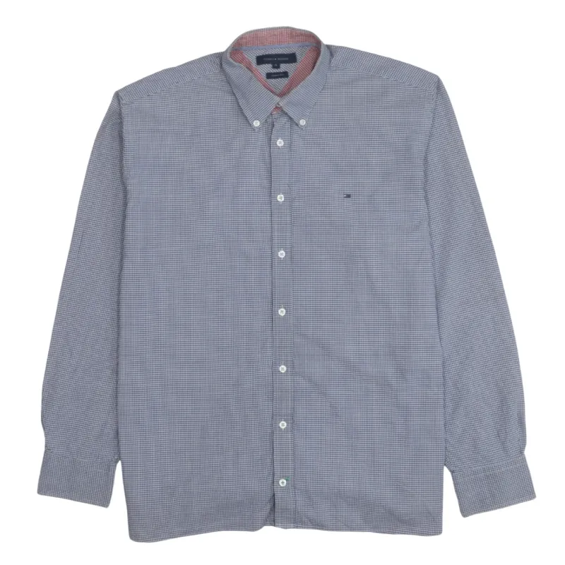 Tommy Hilfiger 90's Long Sleeve Button Up Shirt XLarge Blue made by Tommy Hilfiger