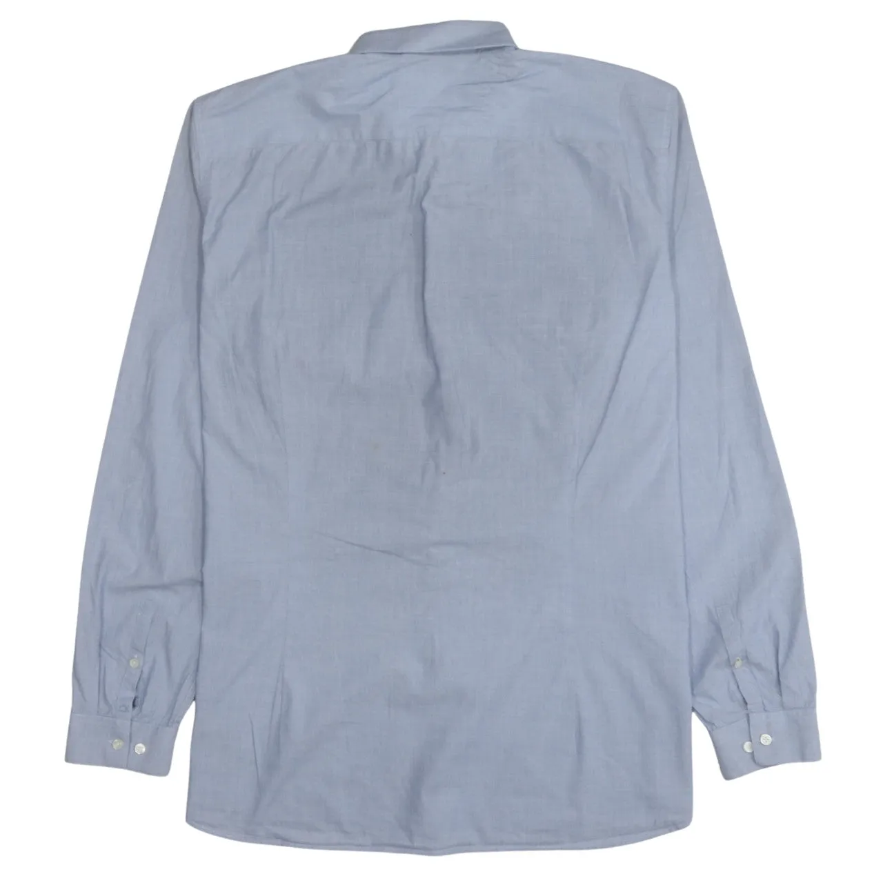 Calvin Klein 90's Long Sleeve Button Up Shirt Large Blue sold by Vintage Club product image thumbnail 2