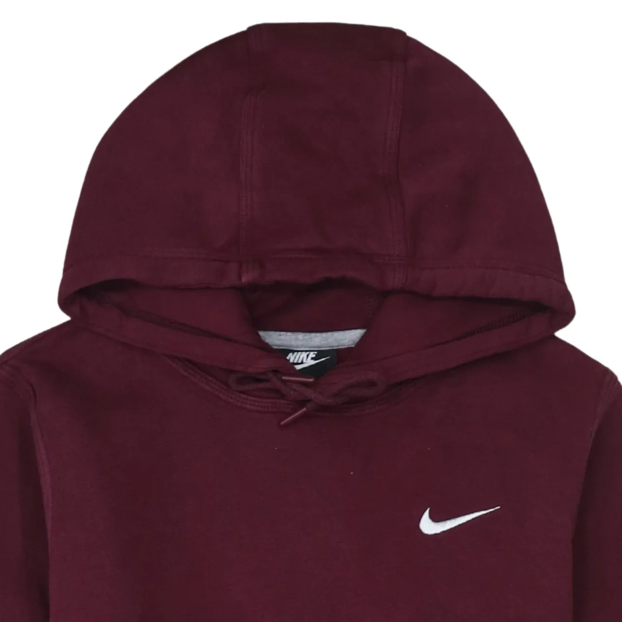 Nike 90's Swoosh Pullover Hoodie Small Burgundy Red sold by Vintage Club product image thumbnail 3
