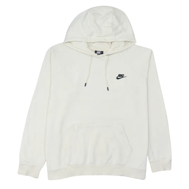 Nike 90's Swoosh Pullover Hoodie XLarge Beige Cream made by Nike