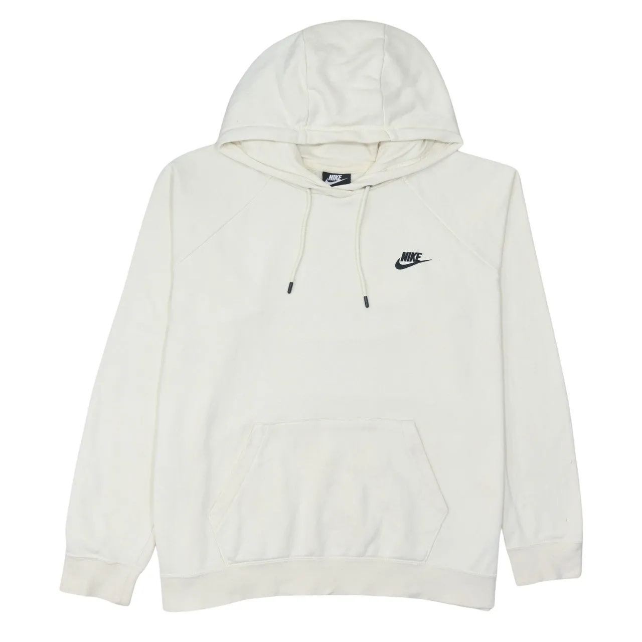 Nike 90's Swoosh Pullover Hoodie XLarge Beige Cream sold by Vintage Club
