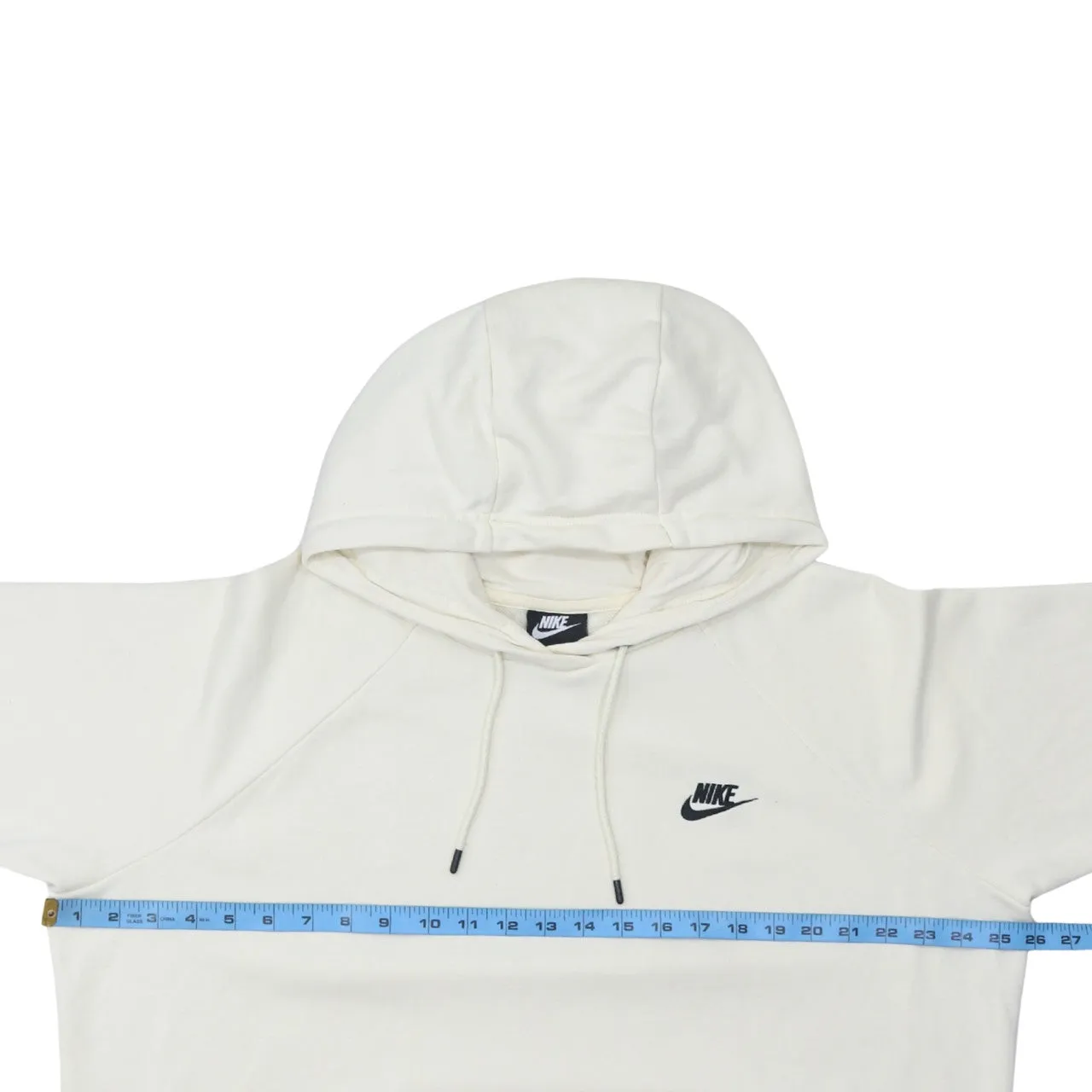 Nike 90's Swoosh Pullover Hoodie XLarge Beige Cream sold by Vintage Club product image thumbnail 5