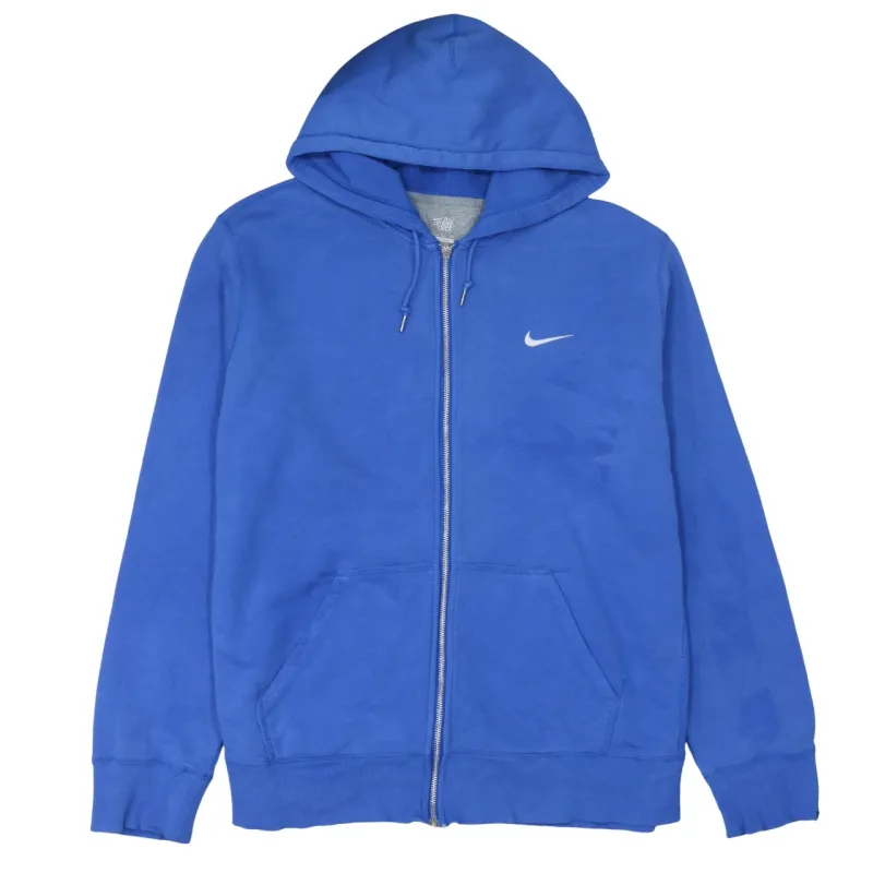 Nike 90's Swoosh Full Zip Up Hoodie XXLarge (2XL) Blue sold by Vintage Club