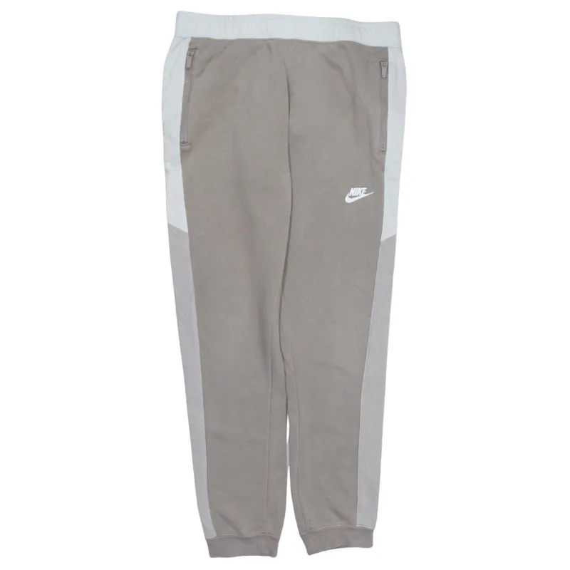Nike 90's Casual Swoosh Joggers / Sweatpants Medium Beige Cream made by Nike