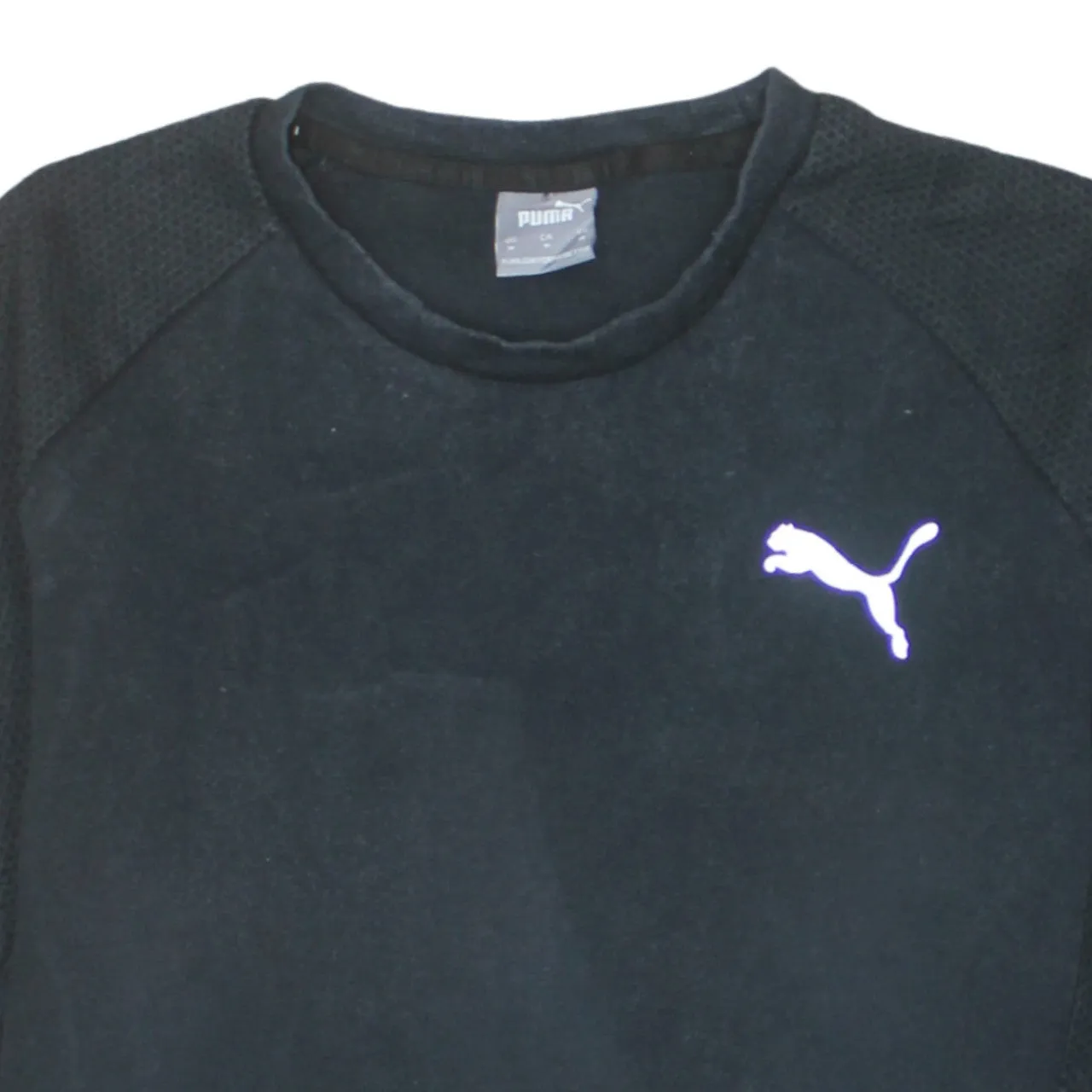 Puma 90's Lightweight Crew Neck Sweatshirt Medium Black sold by Vintage Club product image thumbnail 3