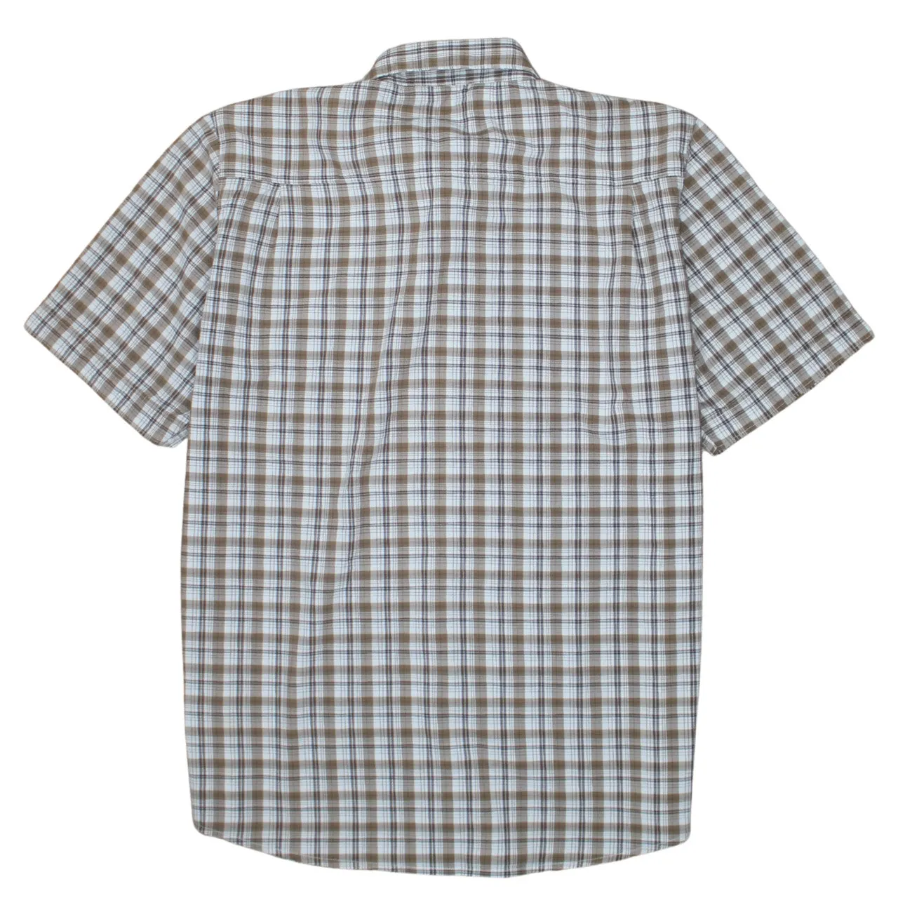 Fjallraven 90's Short Sleeves Button Up T Shirt Large Brown sold by Vintage Club product image thumbnail 2