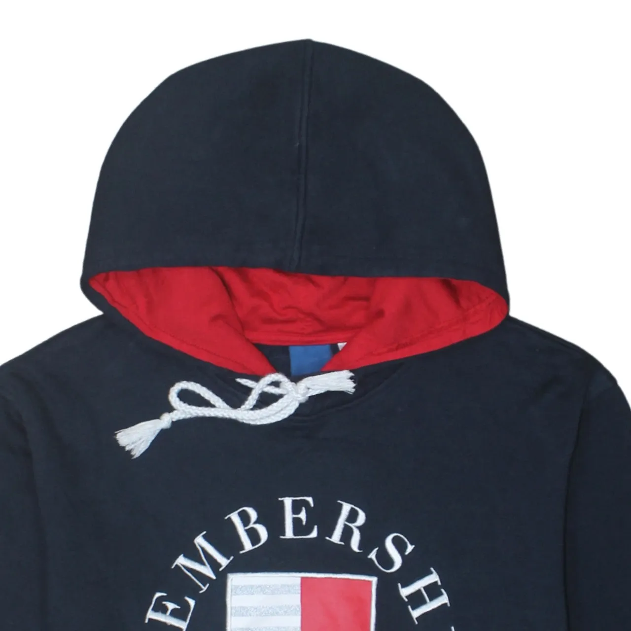 Reebok 90's Spellout Pullover Hoodie Medium Navy Blue sold by Vintage Club product image thumbnail 3