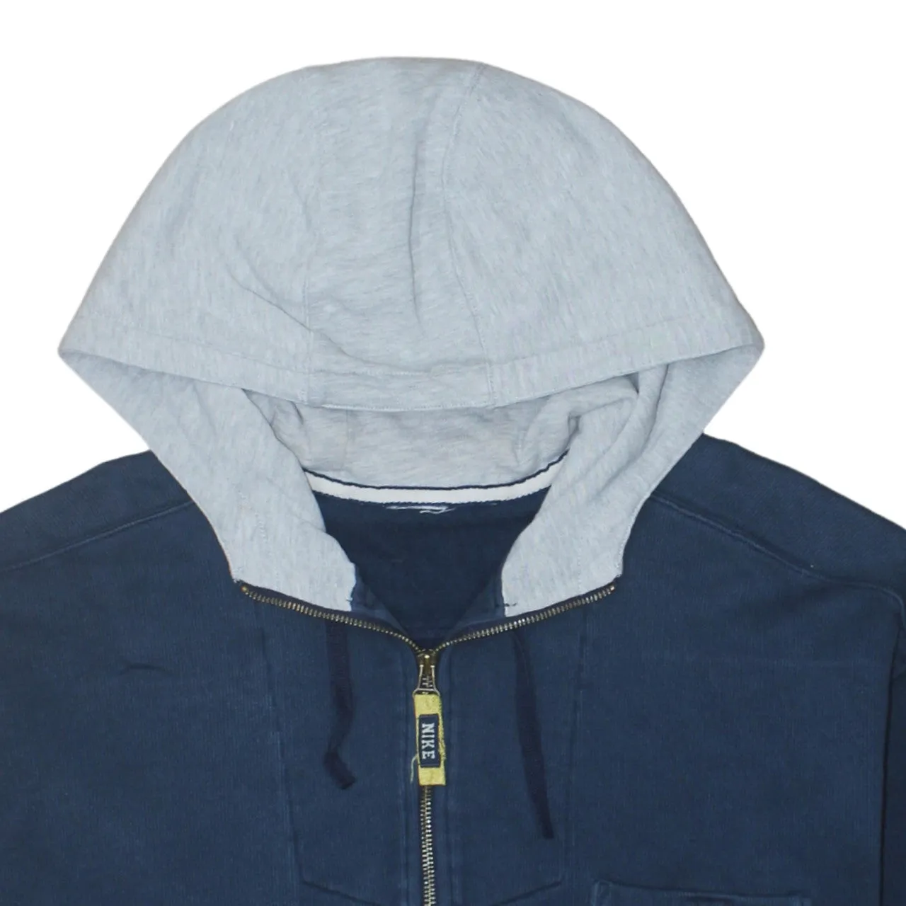 Nike 90's Swoosh Full Zip Up Hoodie XLarge Grey sold by Vintage Club product image thumbnail 3