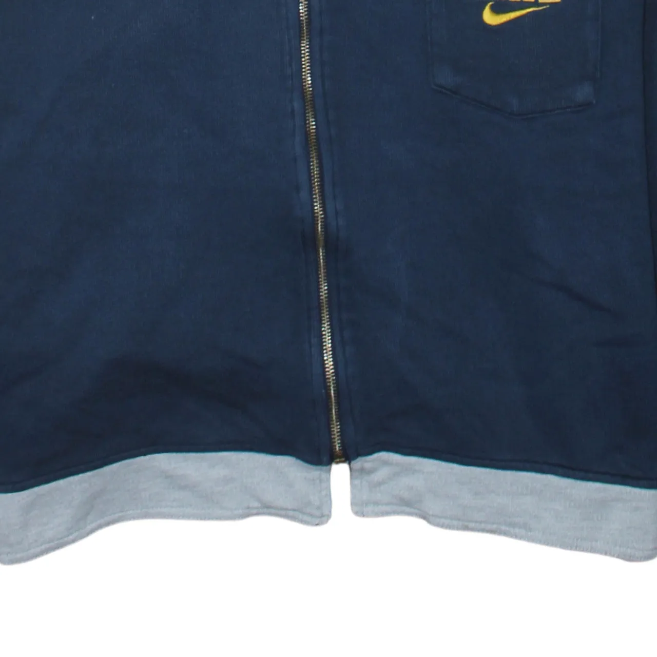Nike 90's Swoosh Full Zip Up Hoodie XLarge Grey sold by Vintage Club product image thumbnail 4