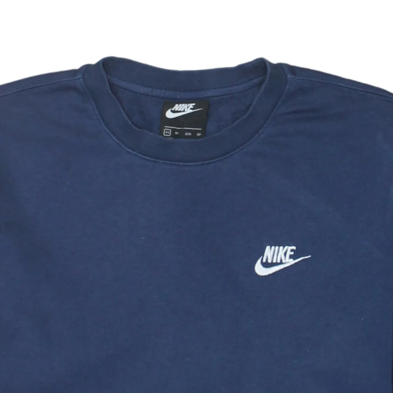 Nike 90's Swoosh Crew Neck Sweatshirt XSmall Navy Blue sold by Vintage Club product image thumbnail 3