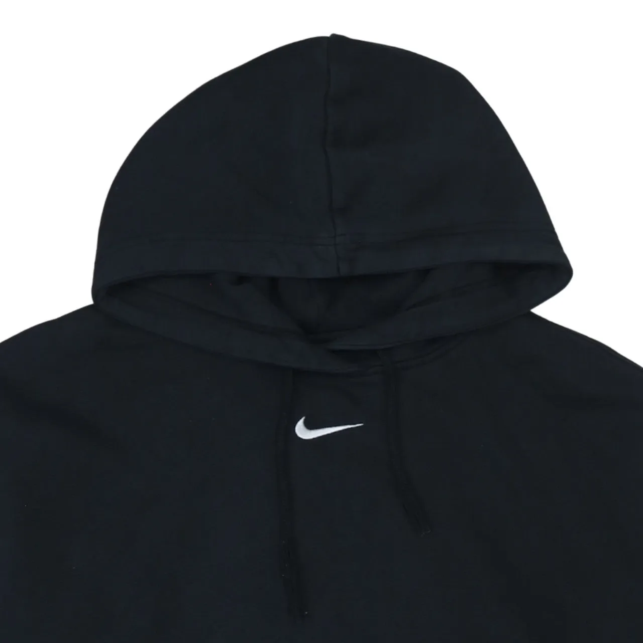 Nike 90's Center Middle Swoosh Pullover Hoodie Large Black sold by Vintage Club product image thumbnail 3