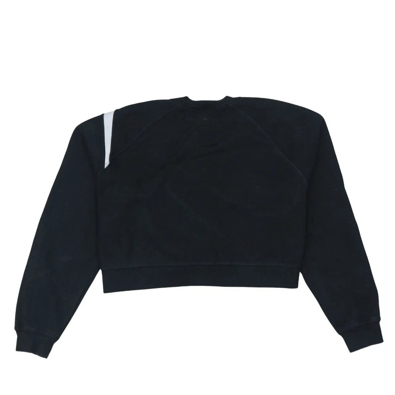 Nike 90's Crop Crew Neck Sweatshirt Medium Black sold by Vintage Club product image thumbnail 2