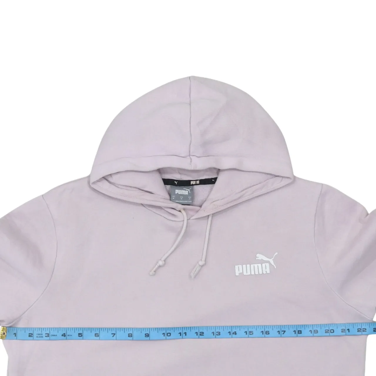 Puma 90's Drawstring Pockets Pullover Hoodie Medium Pink sold by Vintage Club product image thumbnail 5