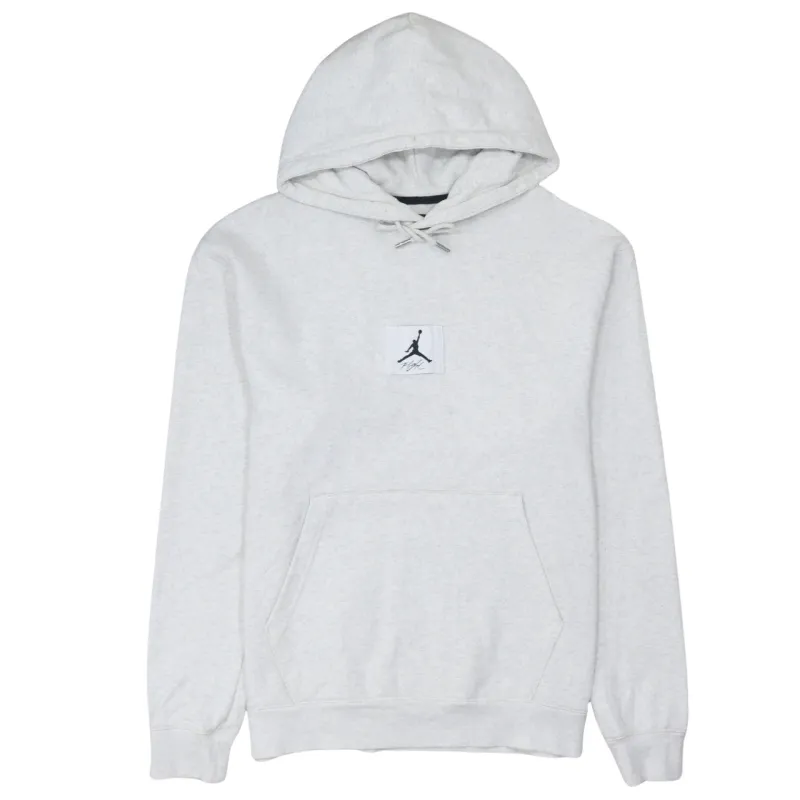 Jordan 90's Drawstring Pockets Pullover Hoodie Medium Grey sold by Vintage Club