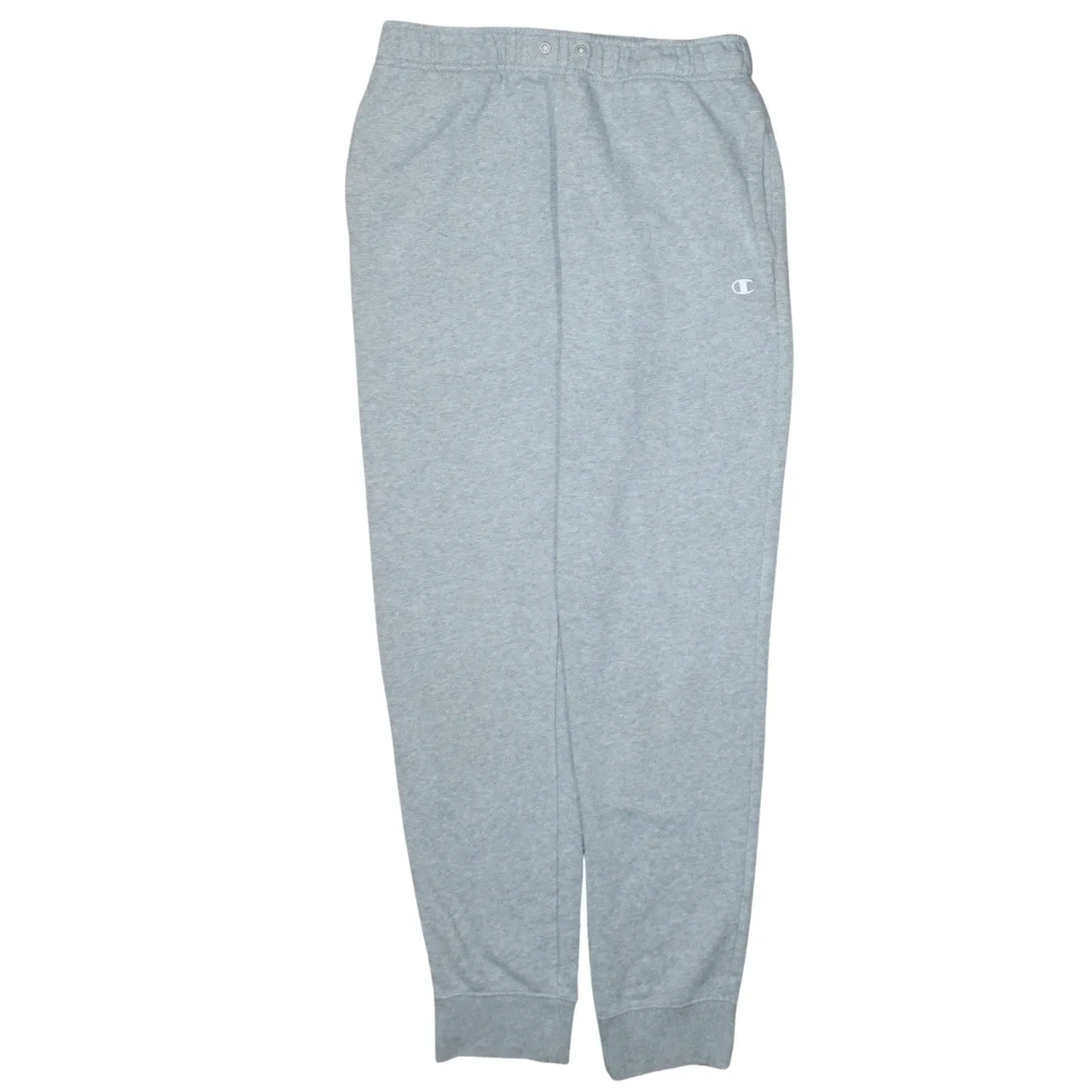 Champion 90's Elasticated Waistband Drawstrings Casual Joggers / Sweatpants Large Grey sold by Vintage Club