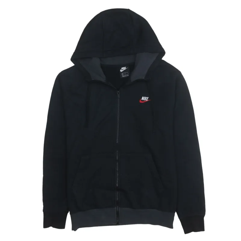 Nike 90's Swoosh Full Zip Up Hoodie Medium Black sold by Vintage Club