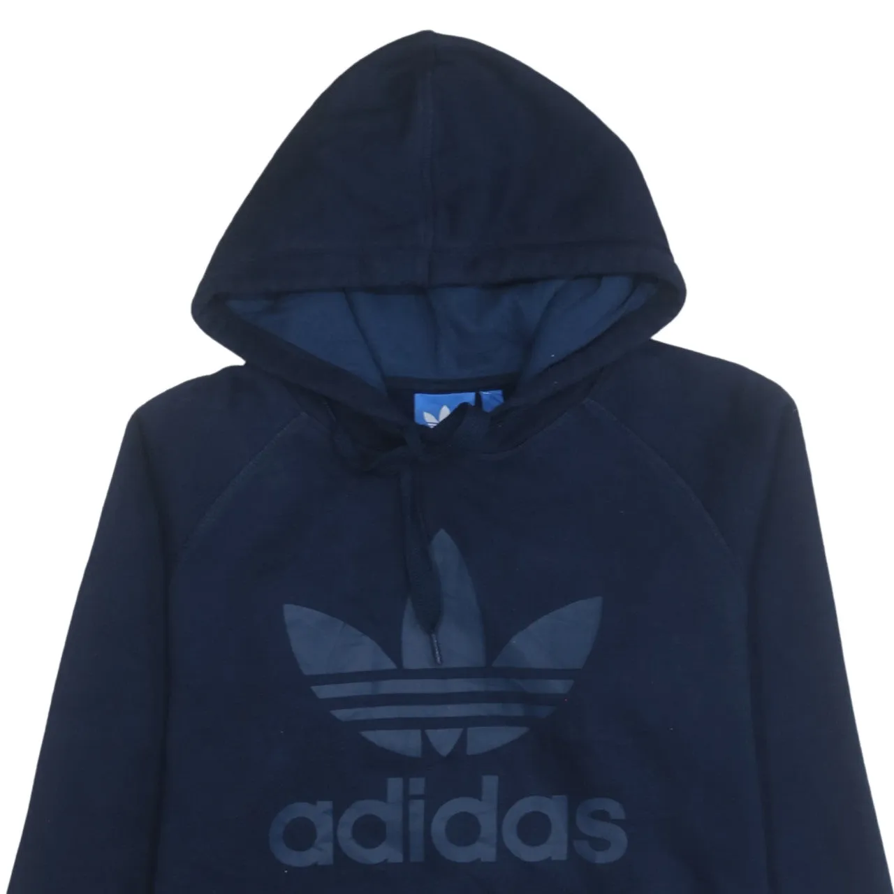 Adidas 90's Spellout Pullover Hoodie Small Navy Blue sold by Vintage Club product image thumbnail 3