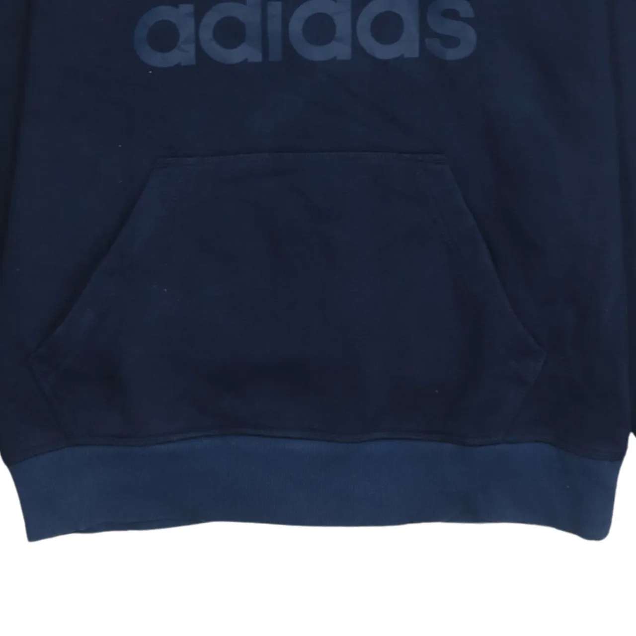 Adidas 90's Spellout Pullover Hoodie Small Navy Blue sold by Vintage Club product image thumbnail 4