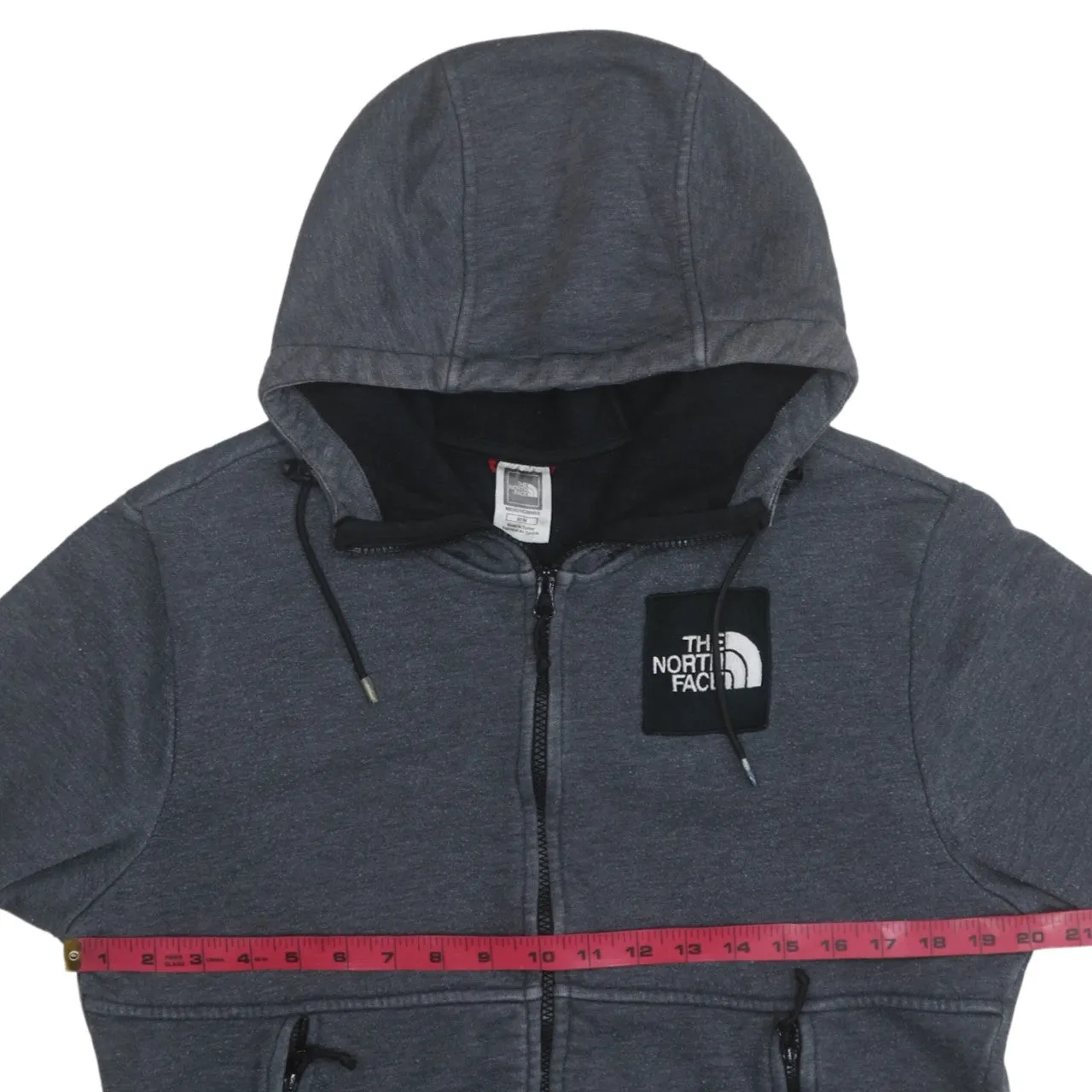 The North Face 90's Lightweight Full Zip Up Hoodie Medium Grey sold by Vintage Club product image thumbnail 5