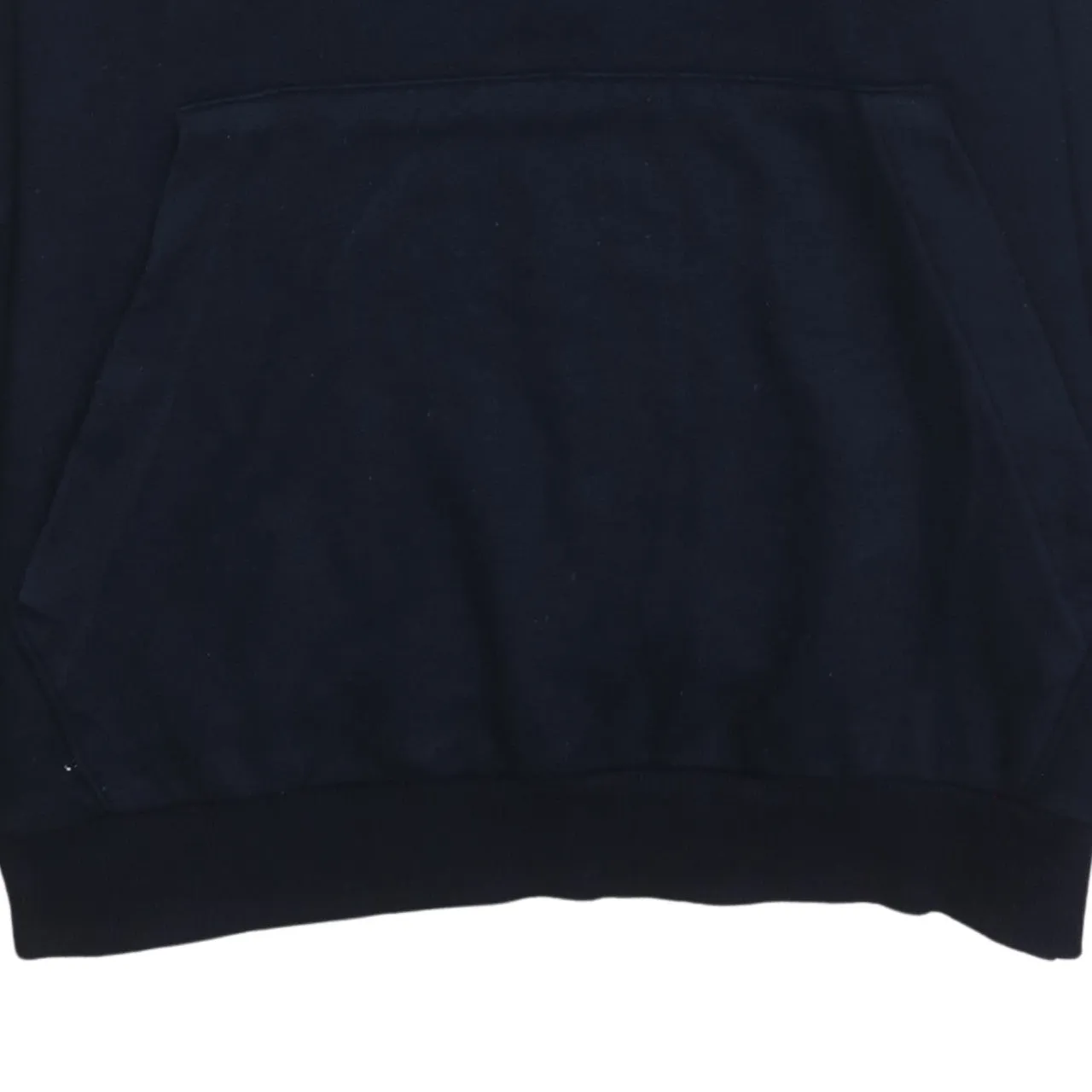 Adidas 90's Striped Sleeve Pullover Hoodie Large Navy Blue sold by Vintage Club product image thumbnail 4