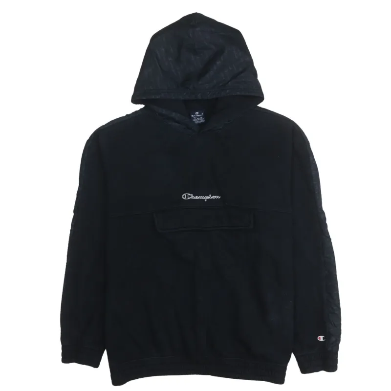 Champion 90's Lightweight Pullover Hoodie XLarge Black made by Champion