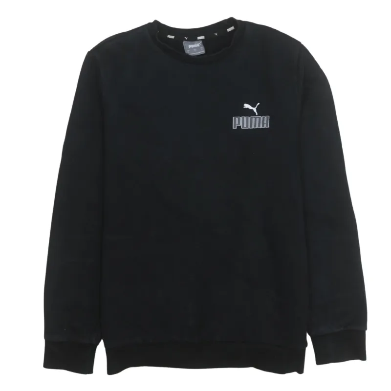 Puma 90's Lightweight Crew Neck Sweatshirt Small Black sold by Vintage Club