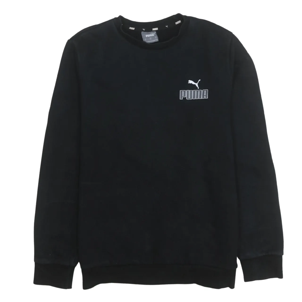 Puma 90's Lightweight Crew Neck Sweatshirt Small Black sold by Vintage Club