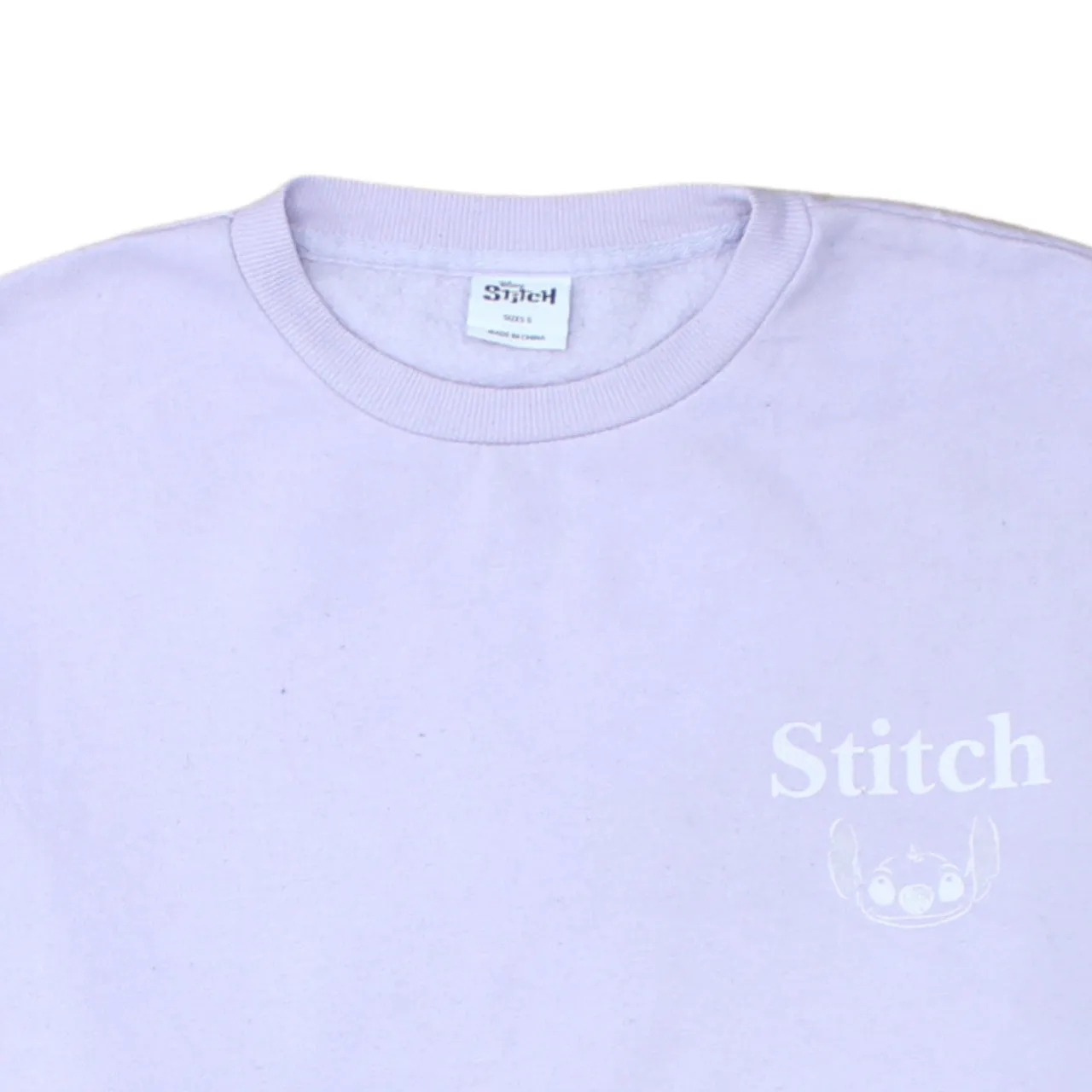 Disney 90's Stitch Crew Neck Sweatshirt Small Purple sold by Vintage Club product image thumbnail 3