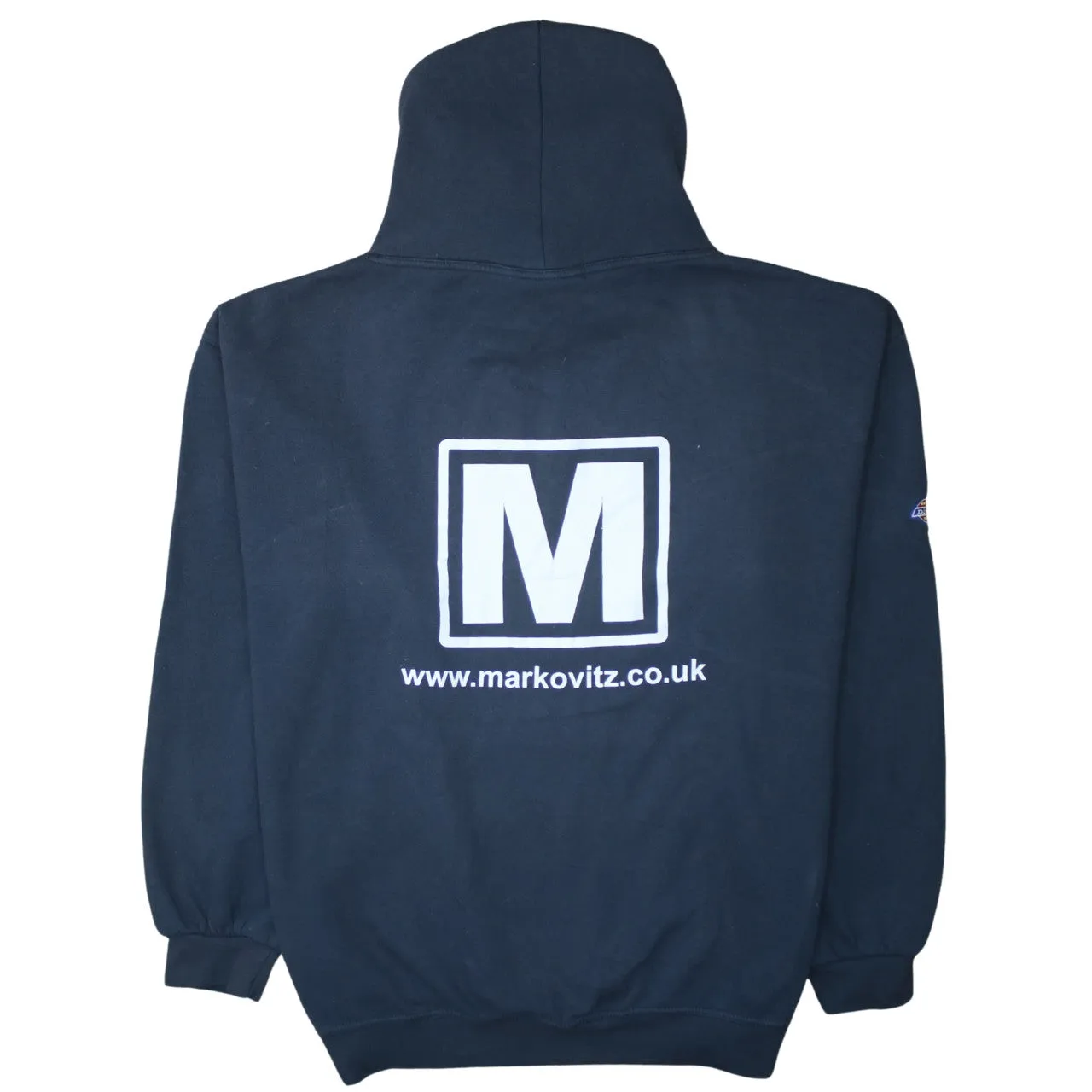 Dickies 90's Drawstring Pockets Pullover Hoodie XXLarge (2XL) Navy Blue sold by Vintage Club product image thumbnail 2