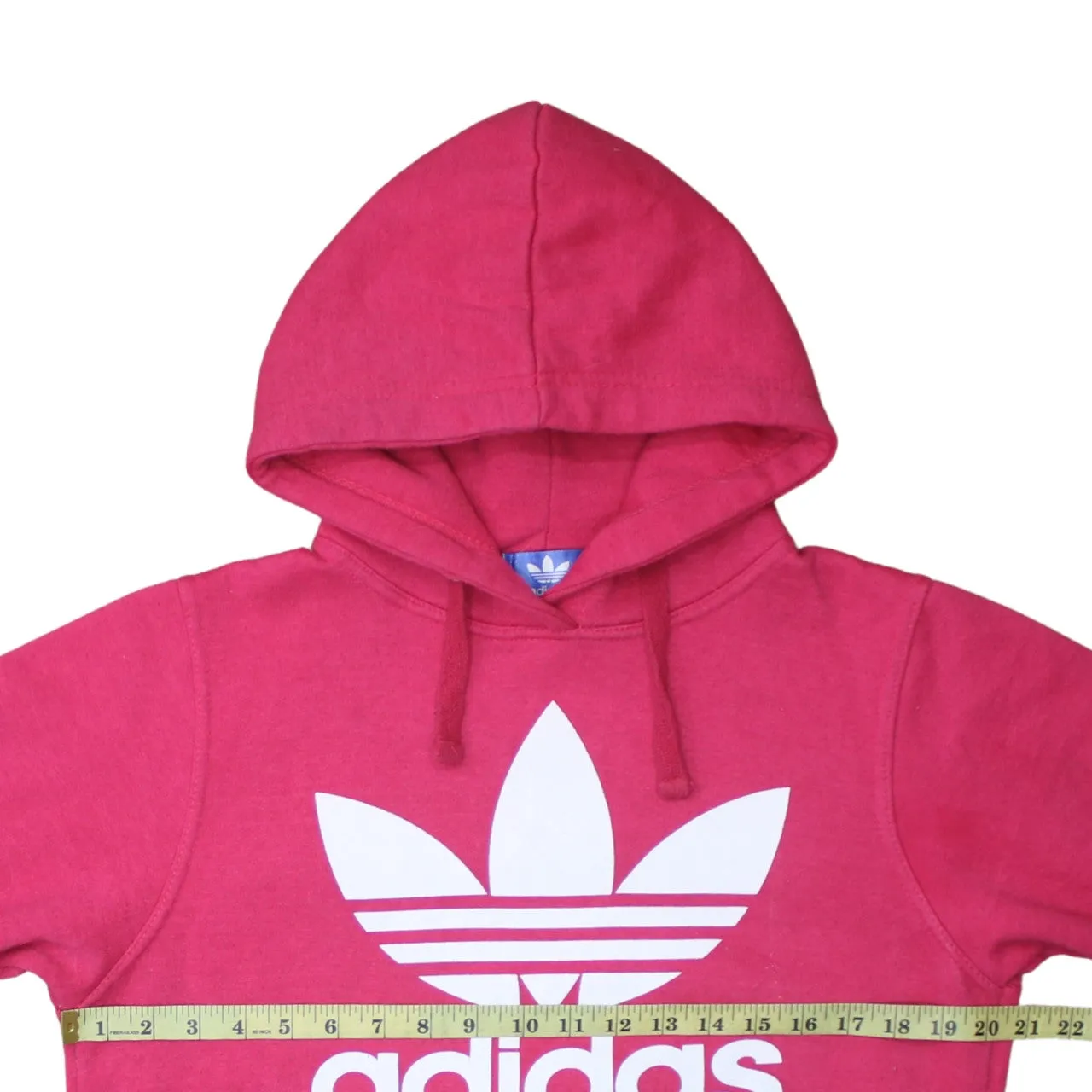 Adidas 90's Spellout Pullover Hoodie XLarge Pink sold by Vintage Club product image thumbnail 5