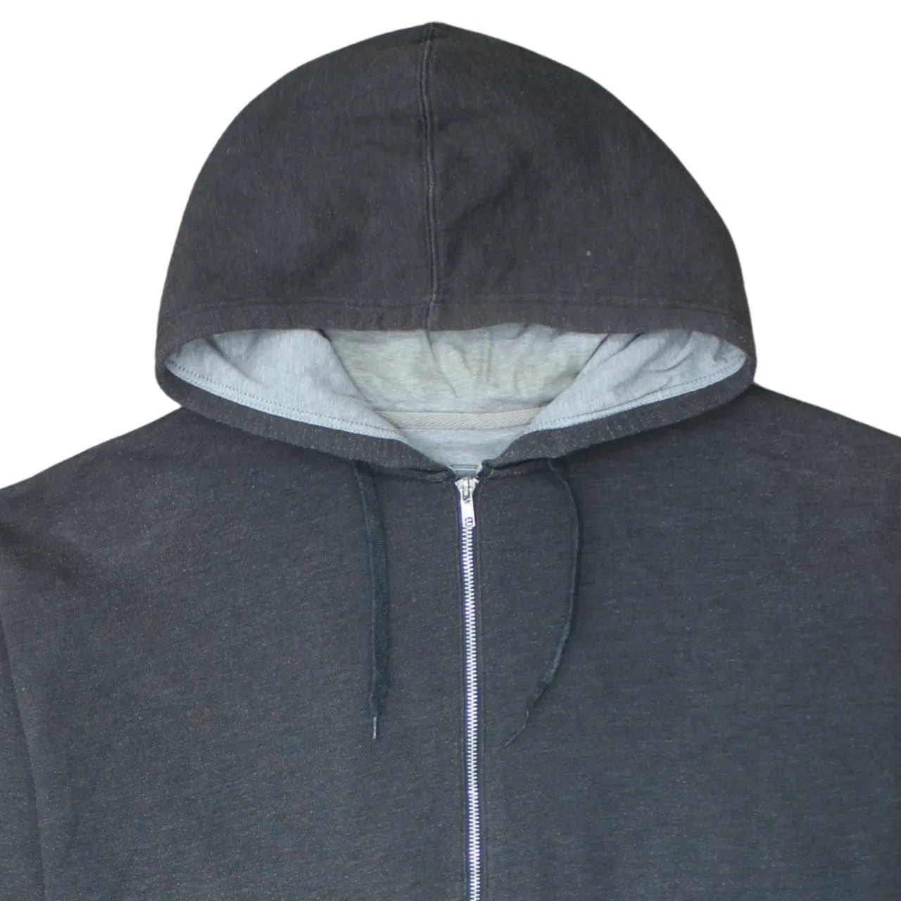 Champion 90's Drawstring Pockets Full Zip Up Hoodie XXLarge (2XL) Grey sold by Vintage Club product image thumbnail 3