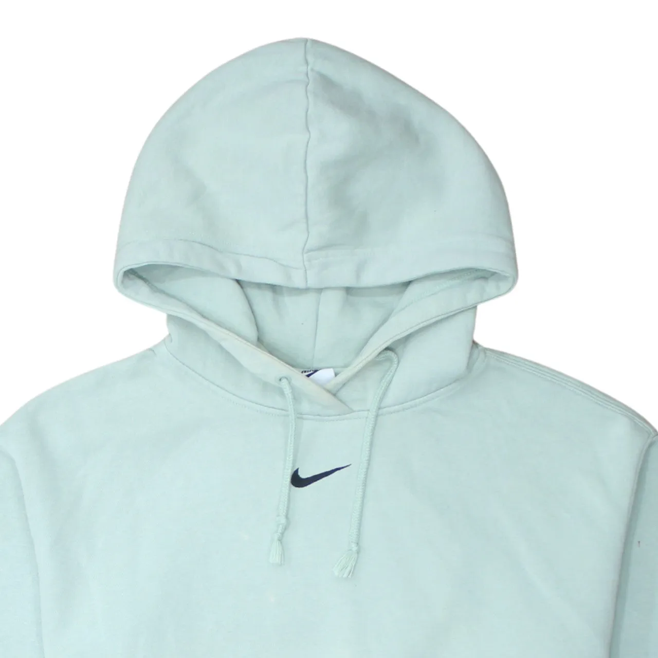 Nike 90's Center Middle Swoosh Pullover Hoodie Small Green sold by Vintage Club product image thumbnail 3