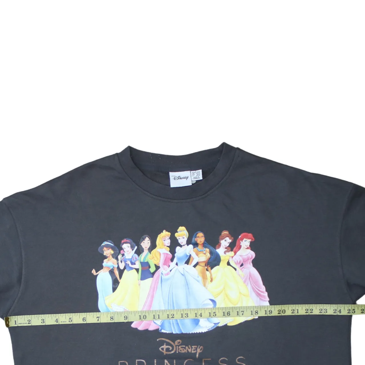 Disney 90's Disney Princess Crew Neck Sweatshirt Large Black sold by Vintage Club product image thumbnail 5
