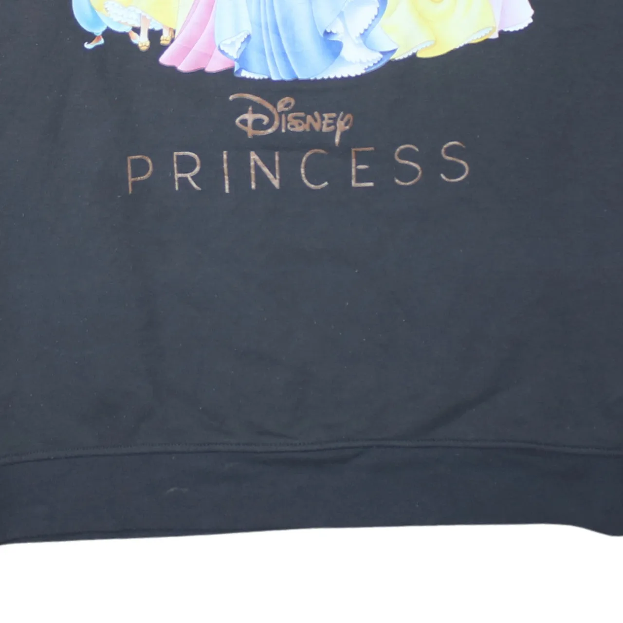 Disney 90's Disney Princess Crew Neck Sweatshirt Large Black sold by Vintage Club product image thumbnail 4