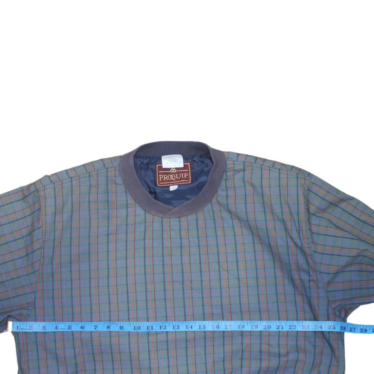 Retro 90's Plain Crew Neck Windbreaker XLarge Grey sold by Vintage Club product image thumbnail 5