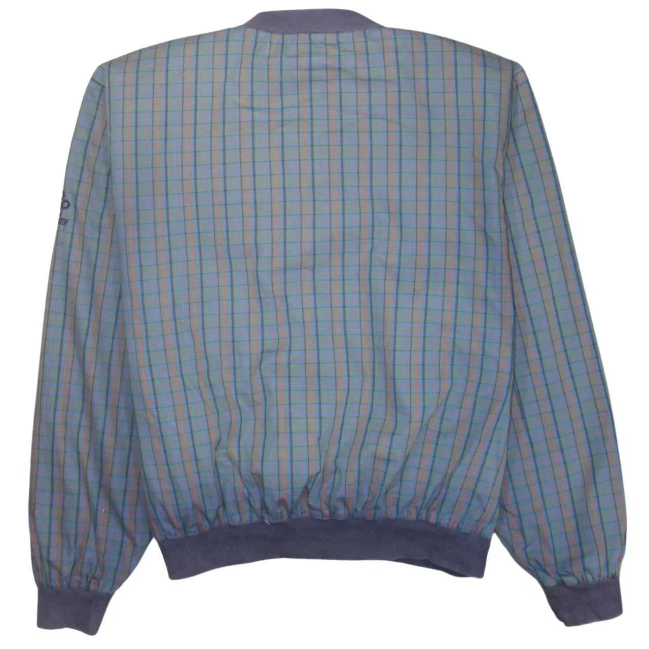 Retro 90's Plain Crew Neck Windbreaker XLarge Grey sold by Vintage Club product image thumbnail 2