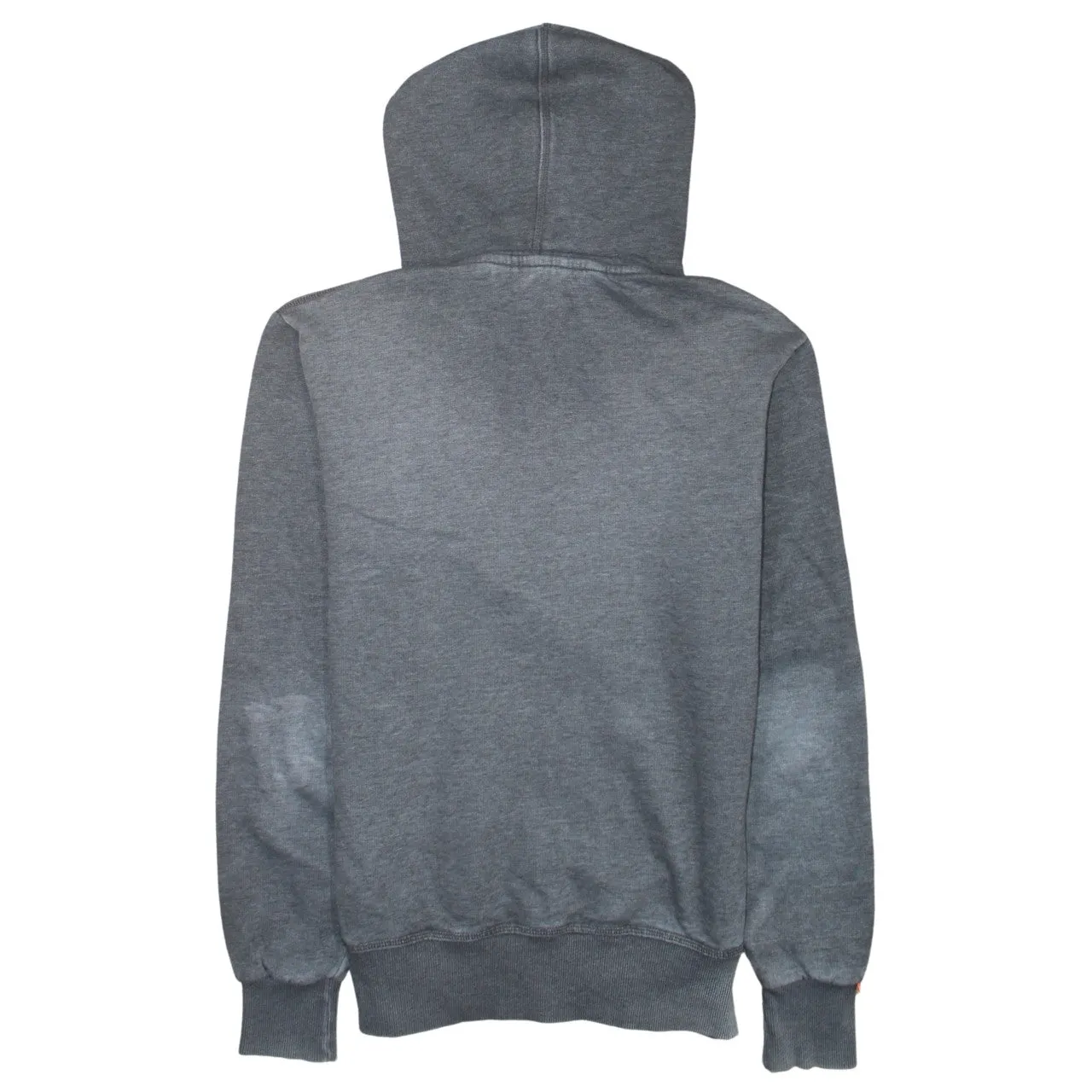 Super Dry 90's Spellout Pullover Hoodie Medium Grey sold by Vintage Club product image thumbnail 2
