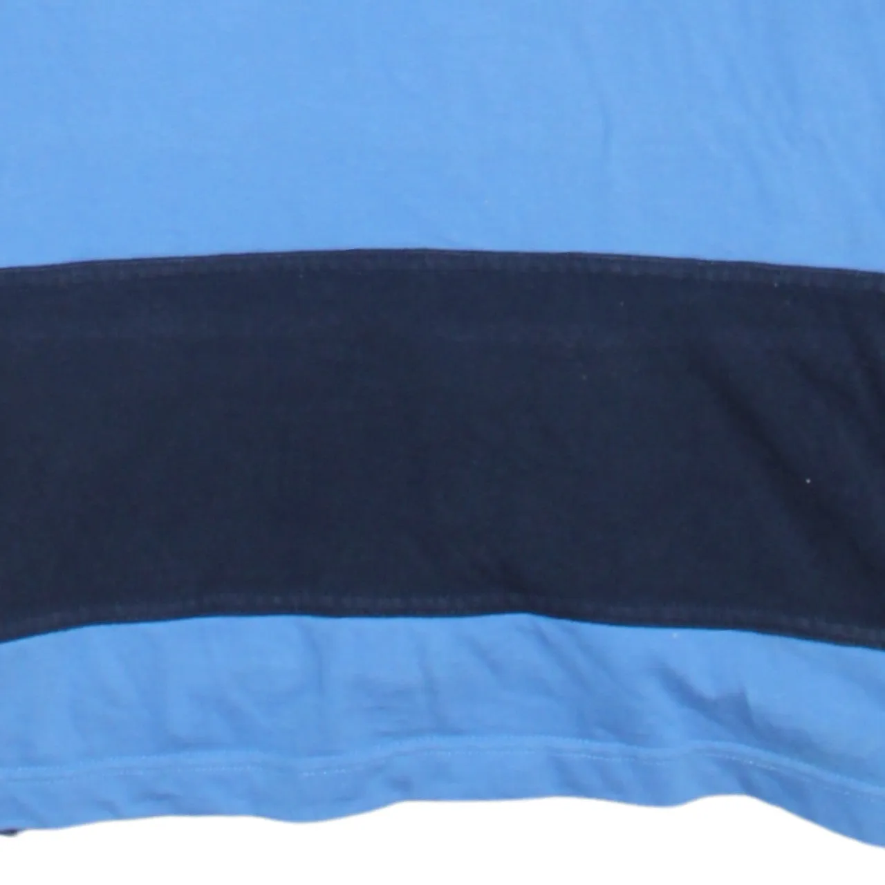 Retro 90's Long Sleeve Quarter Button Polo Shirt XLarge Navy Blue sold by Vintage Club product image thumbnail 4