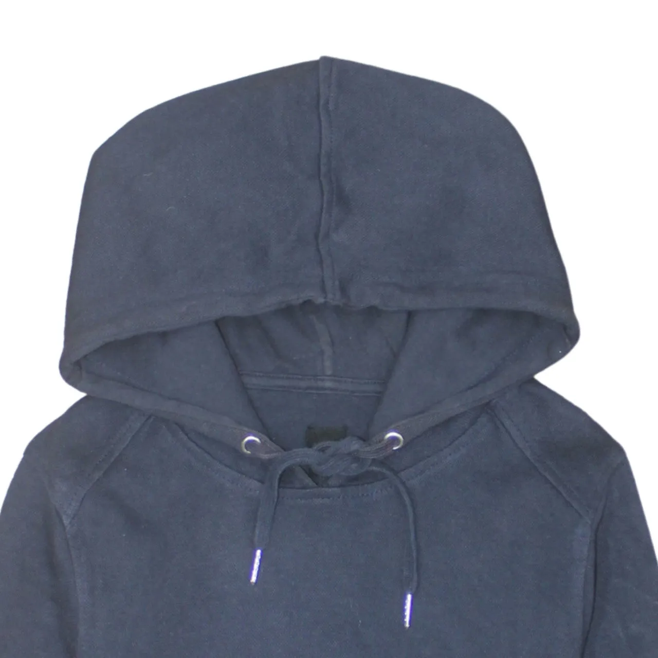 River IsLand 90's Plain Pullover Hoodie Medium Navy Blue sold by Vintage Club product image thumbnail 3