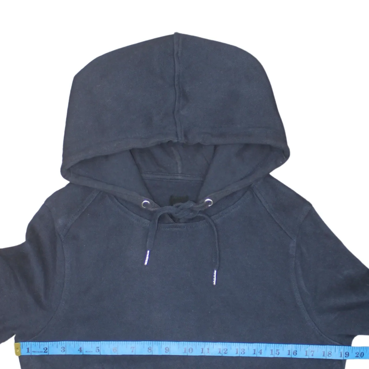 River IsLand 90's Plain Pullover Hoodie Medium Navy Blue sold by Vintage Club product image thumbnail 5