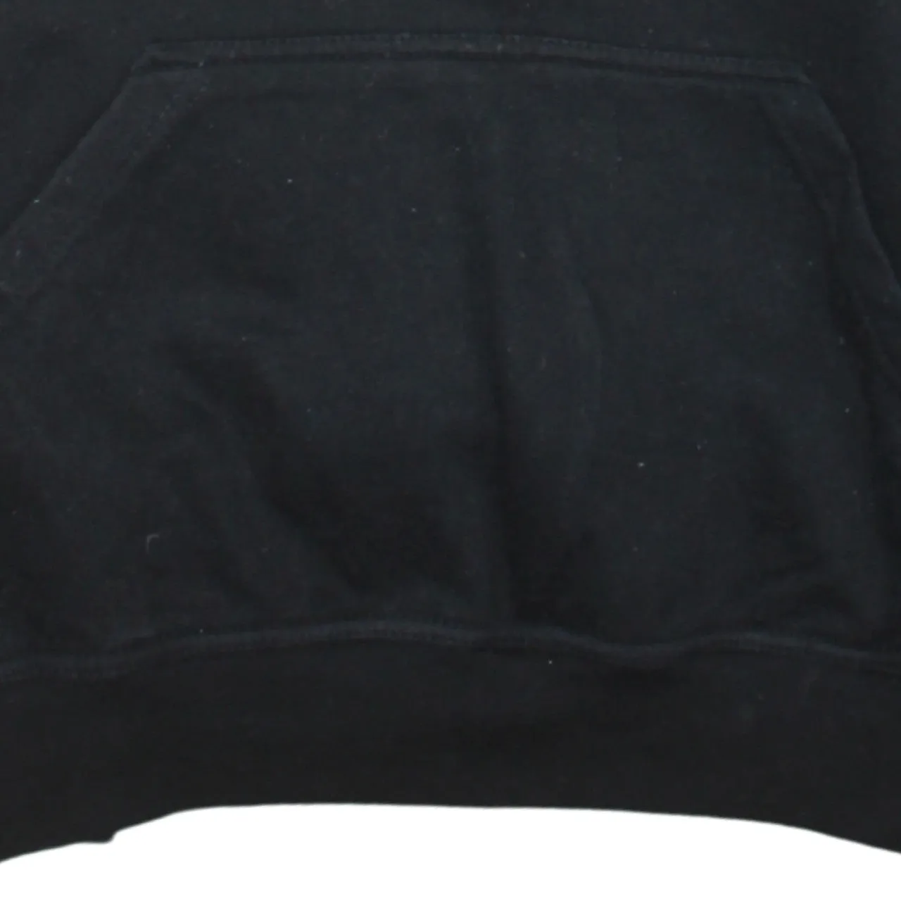 Retro 90's Drawstring Pockets Pullover Hoodie Medium Black sold by Vintage Club product image thumbnail 4