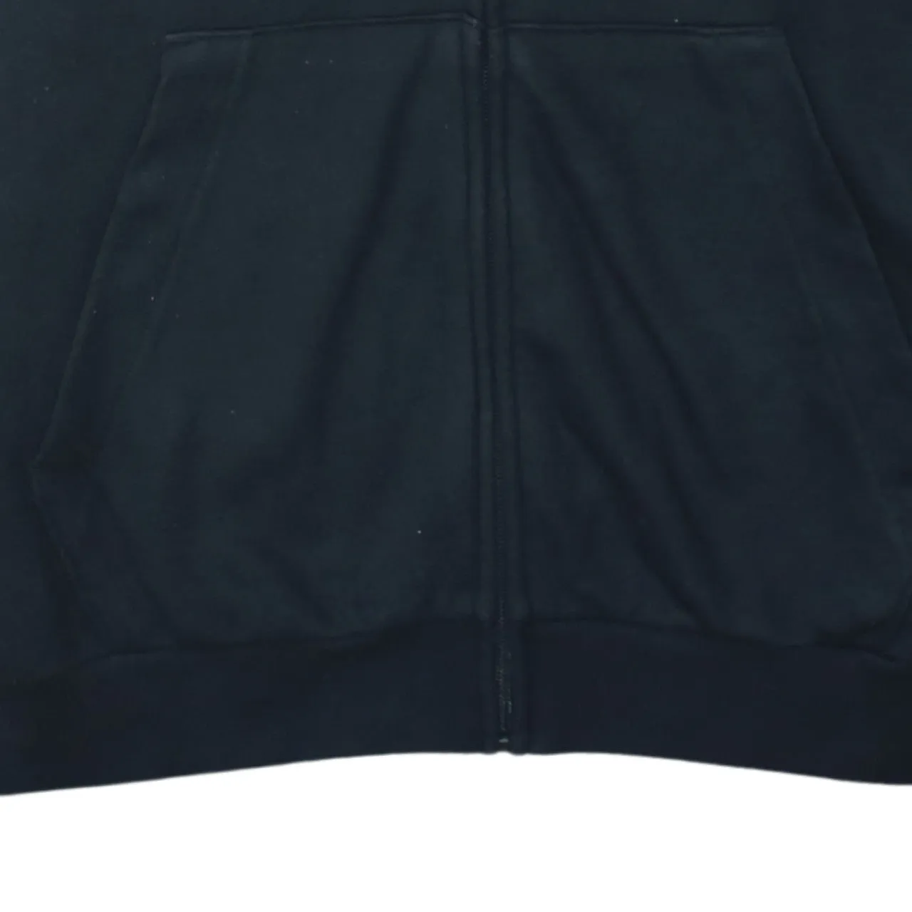 Adidas 90's Striped Sleeve Full Zip Up Hoodie Medium Black sold by Vintage Club product image thumbnail 4