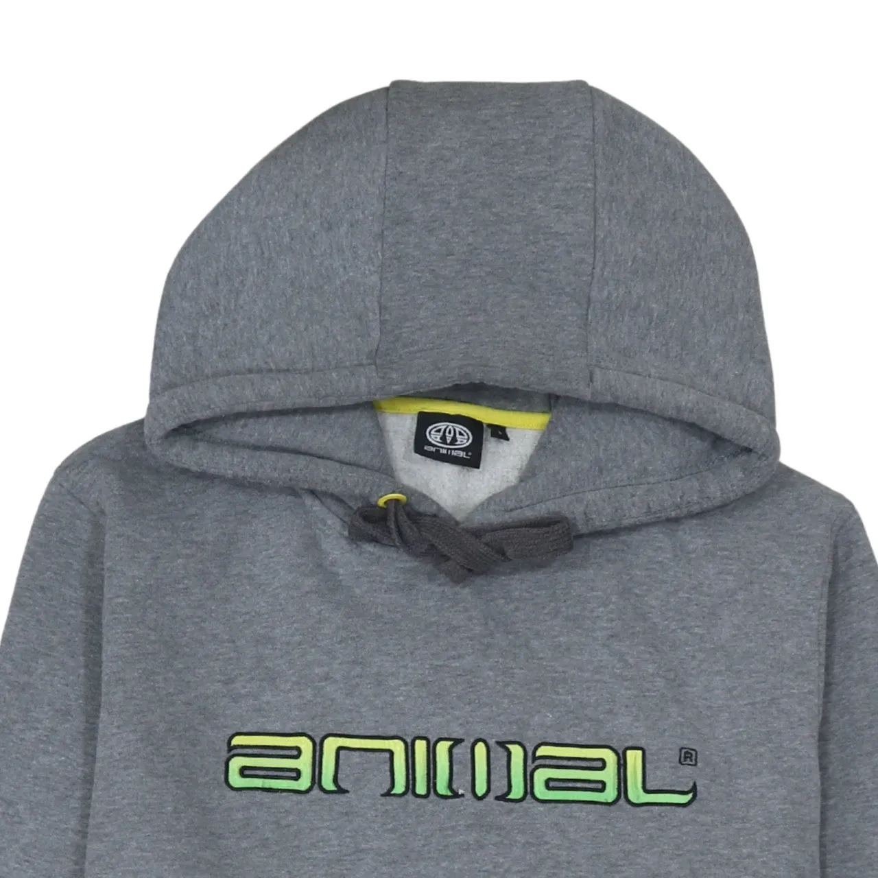 Animal 90's Spellout Pullover Hoodie Large Grey sold by Vintage Club product image thumbnail 3