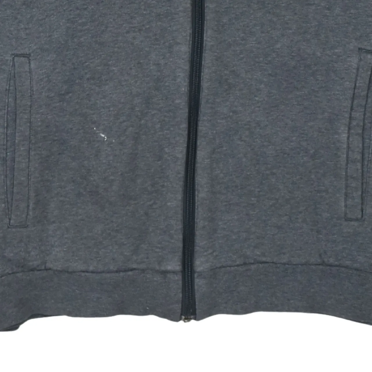 Adidas 90's Striped Sleeve Full Zip Up Hoodie Large Grey sold by Vintage Club product image thumbnail 4