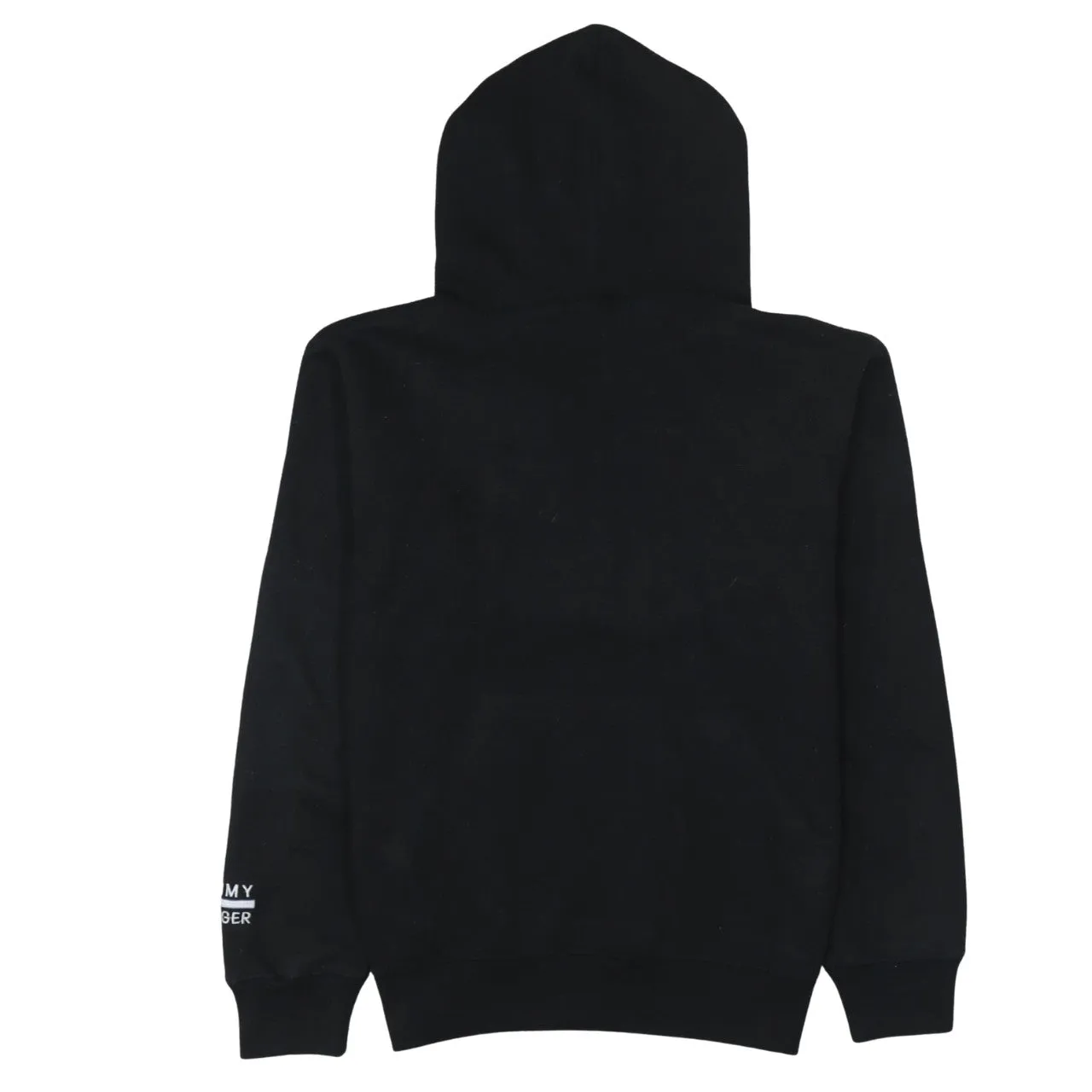 Tommy Hilfiger 90's Spellout Pullover Hoodie Small Black sold by Vintage Club product image thumbnail 2
