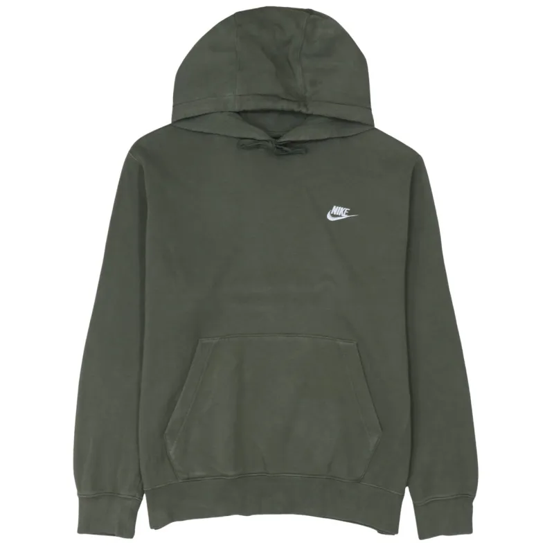 Nike 90's Swoosh Pullover Hoodie Medium Green sold by Vintage Club