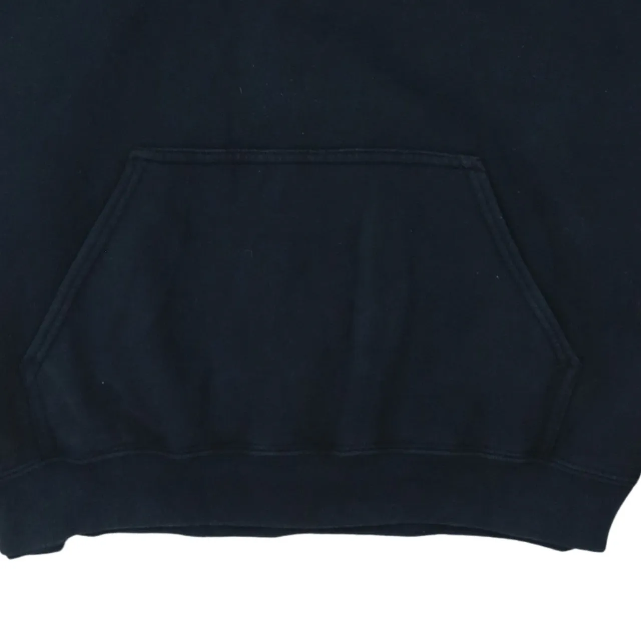 Retro 90's Drawstring Pockets Pullover Hoodie Large Black sold by Vintage Club product image thumbnail 4