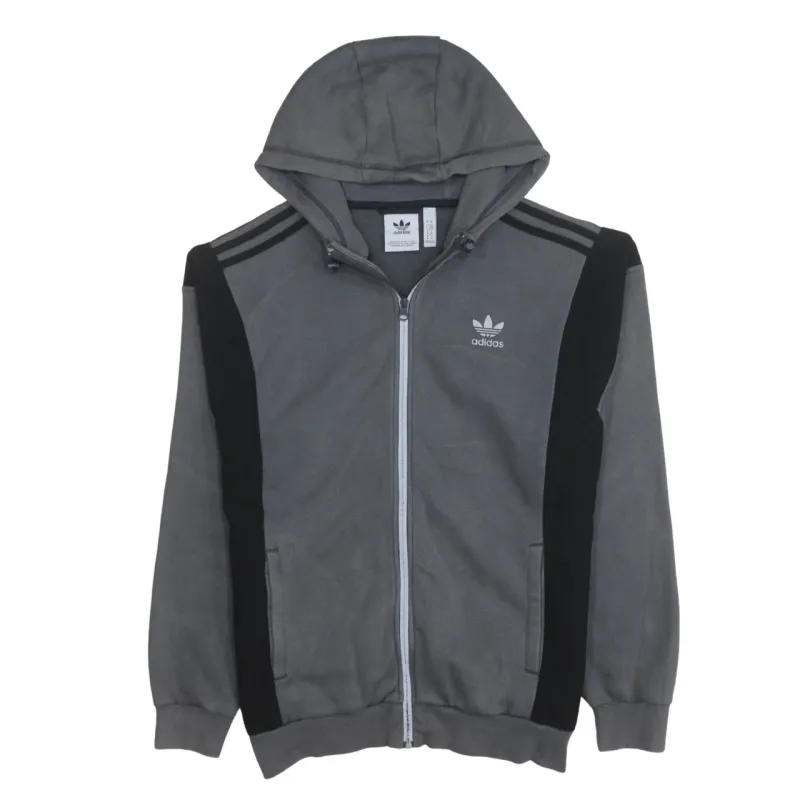 Adidas 90's Lightweight Full Zip Up Hoodie Medium Grey sold by Vintage Club