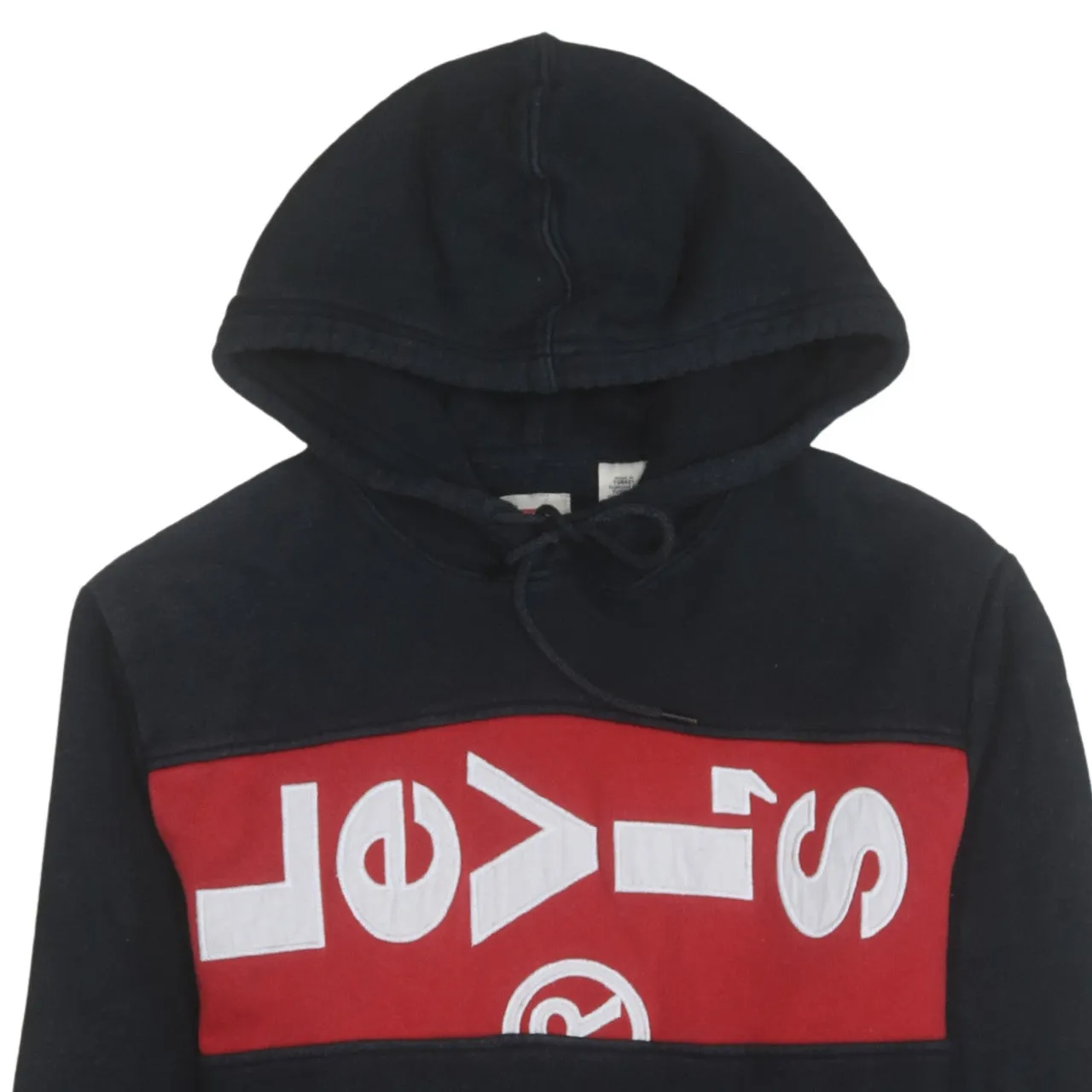 Levi's 90's Spellout Pullover Hoodie Large Black sold by Vintage Club product image thumbnail 3