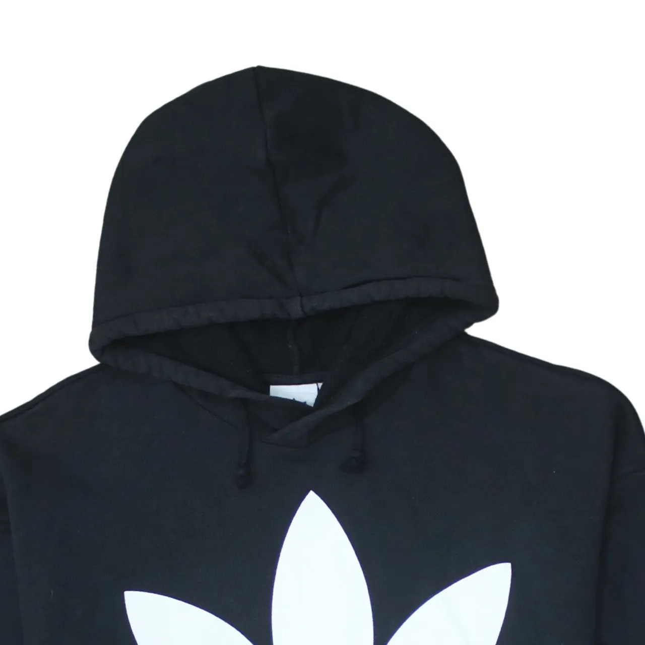 Adidas 90's Spellout Pullover Hoodie Large Black sold by Vintage Club product image thumbnail 3